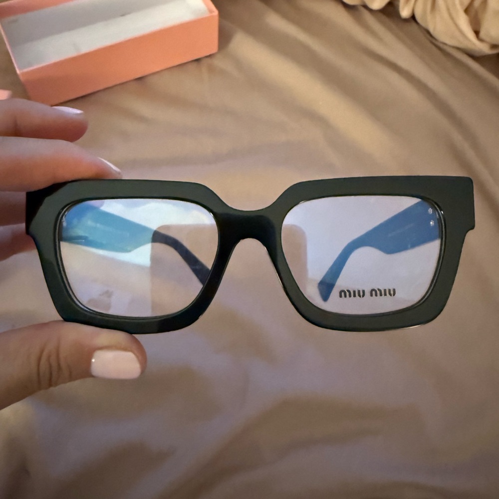 Miu Miu Optical Glasses Black and Gold
